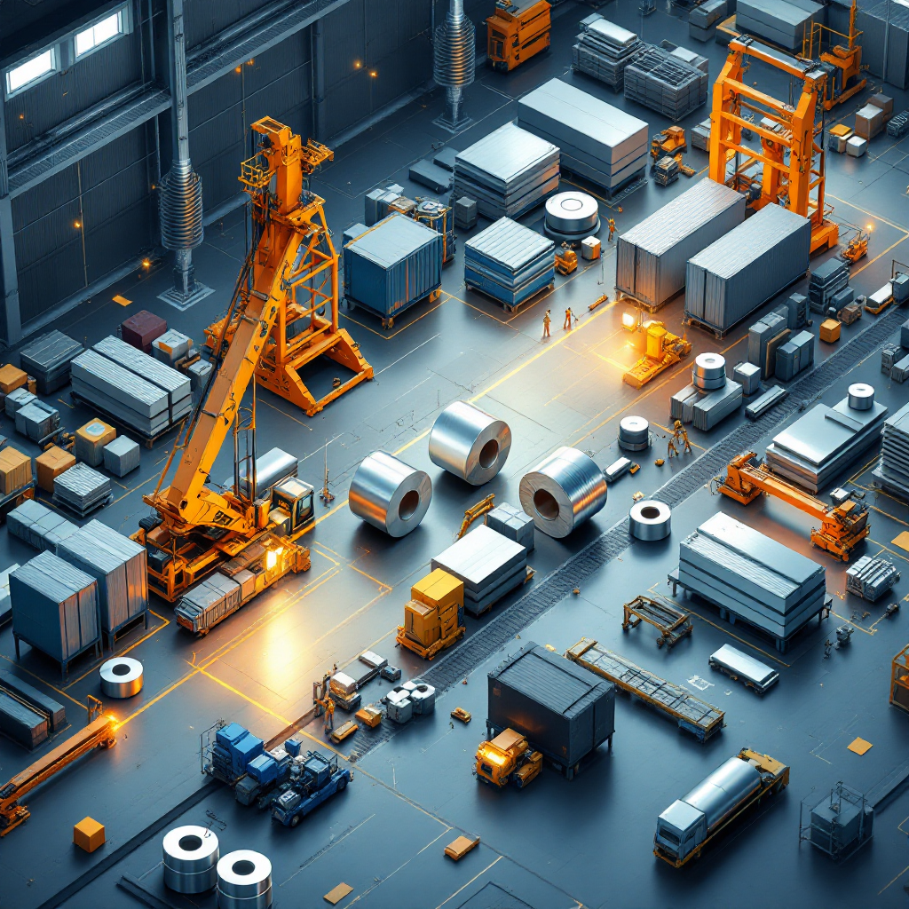 Automated Automotive Assembly Line with Robotic Welding