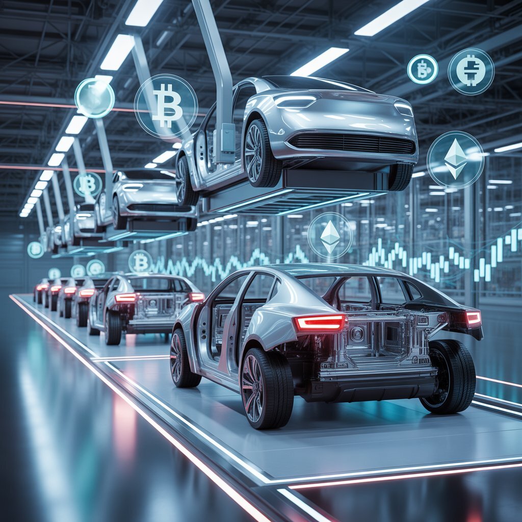 Automated Automotive Assembly Line with Robotic Welding