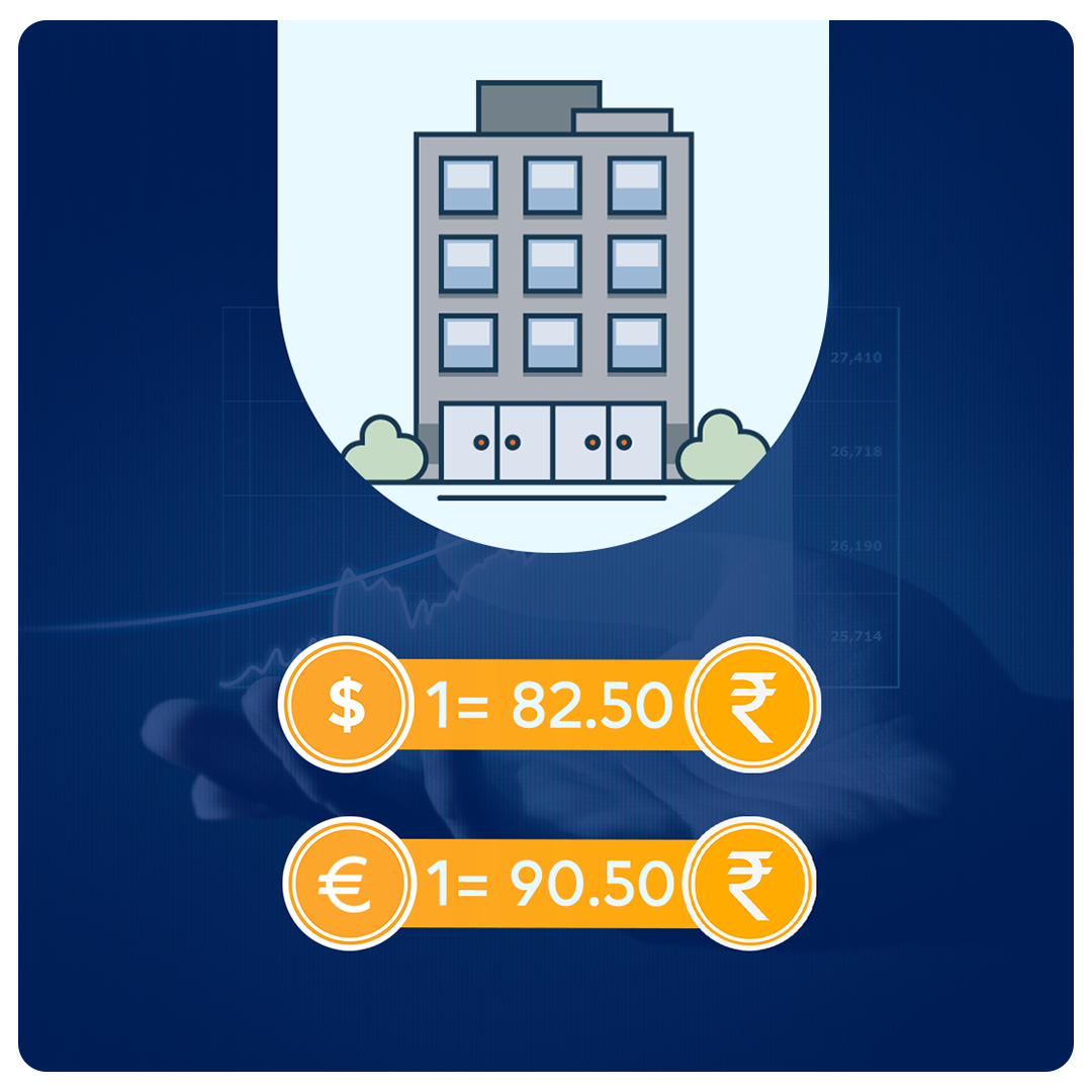 Dollar sign promoting money transfer, money changing, sell and buy forex.